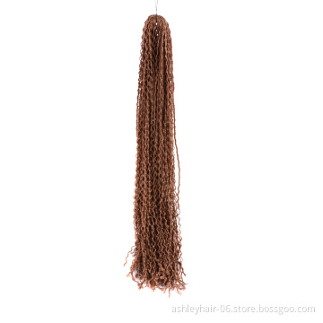 High Quality Black Women Synthetic Wigs Micro Straight Curly Knot Zizi Braid Hair